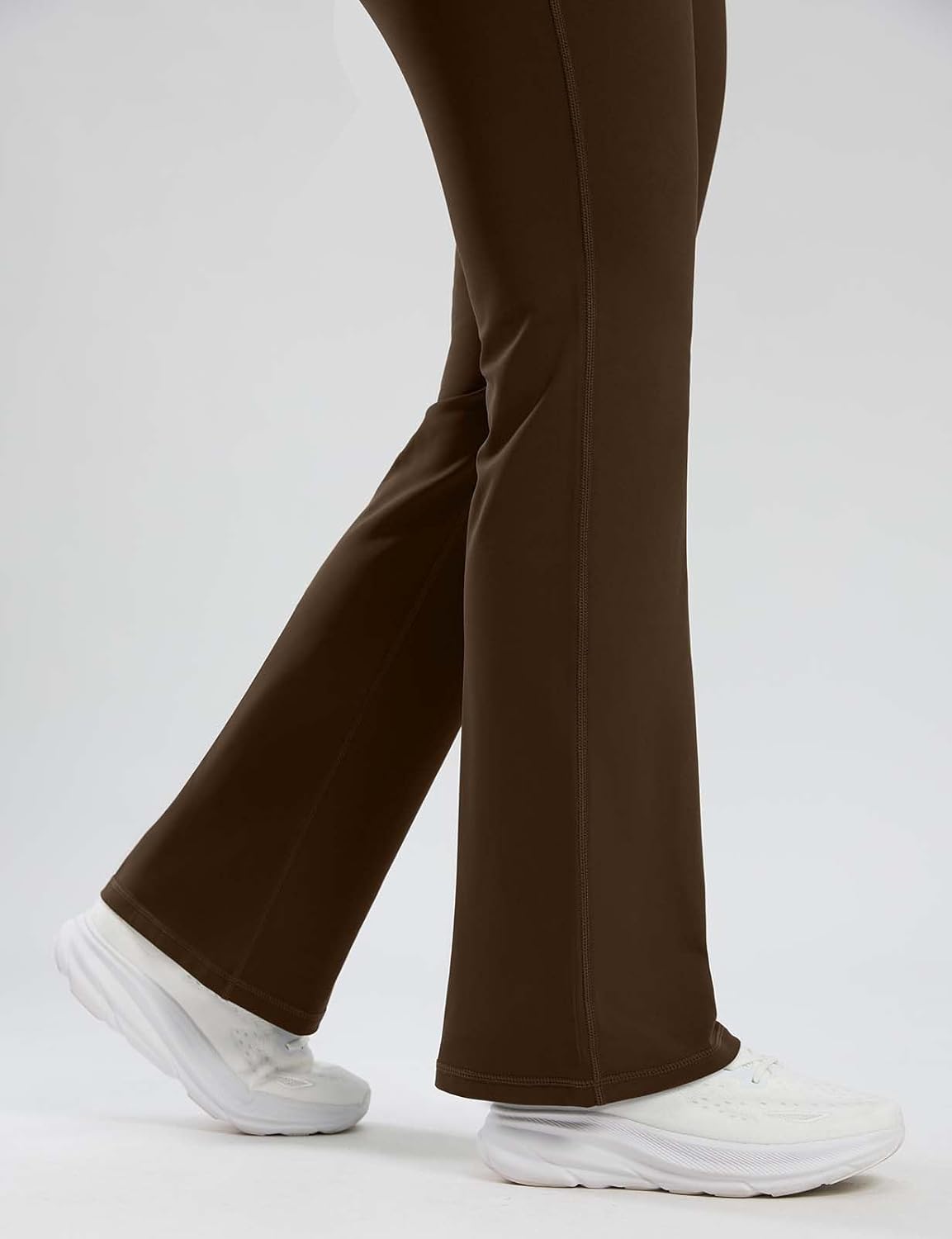 Fleece-Lined Thermal Flare Pants