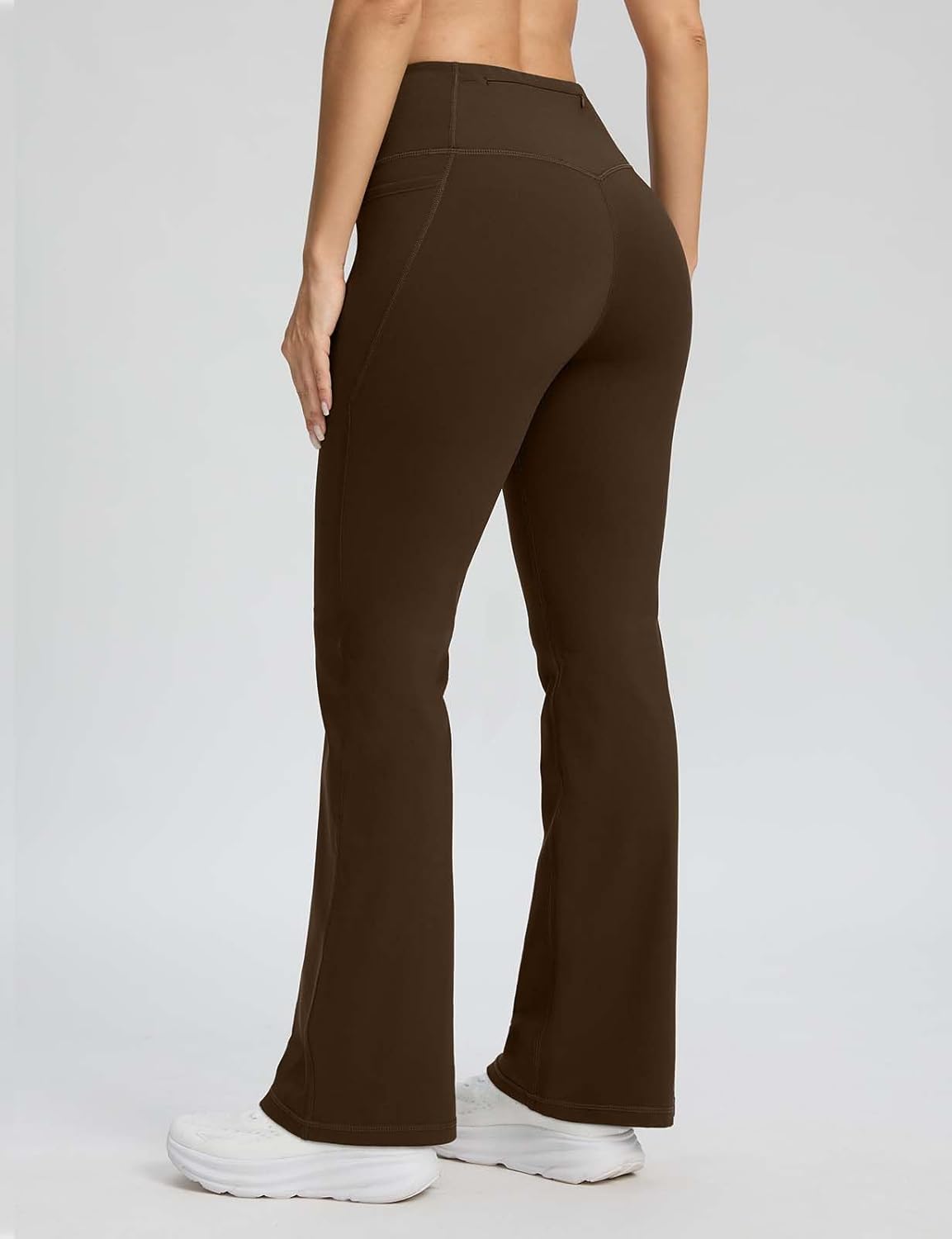 Fleece-Lined Thermal Flare Pants