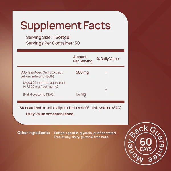 Aged Garlic Extract — Support Before the Prescription