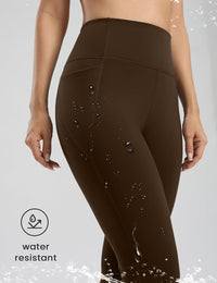 Fleece-Lined Thermal Flare Pants