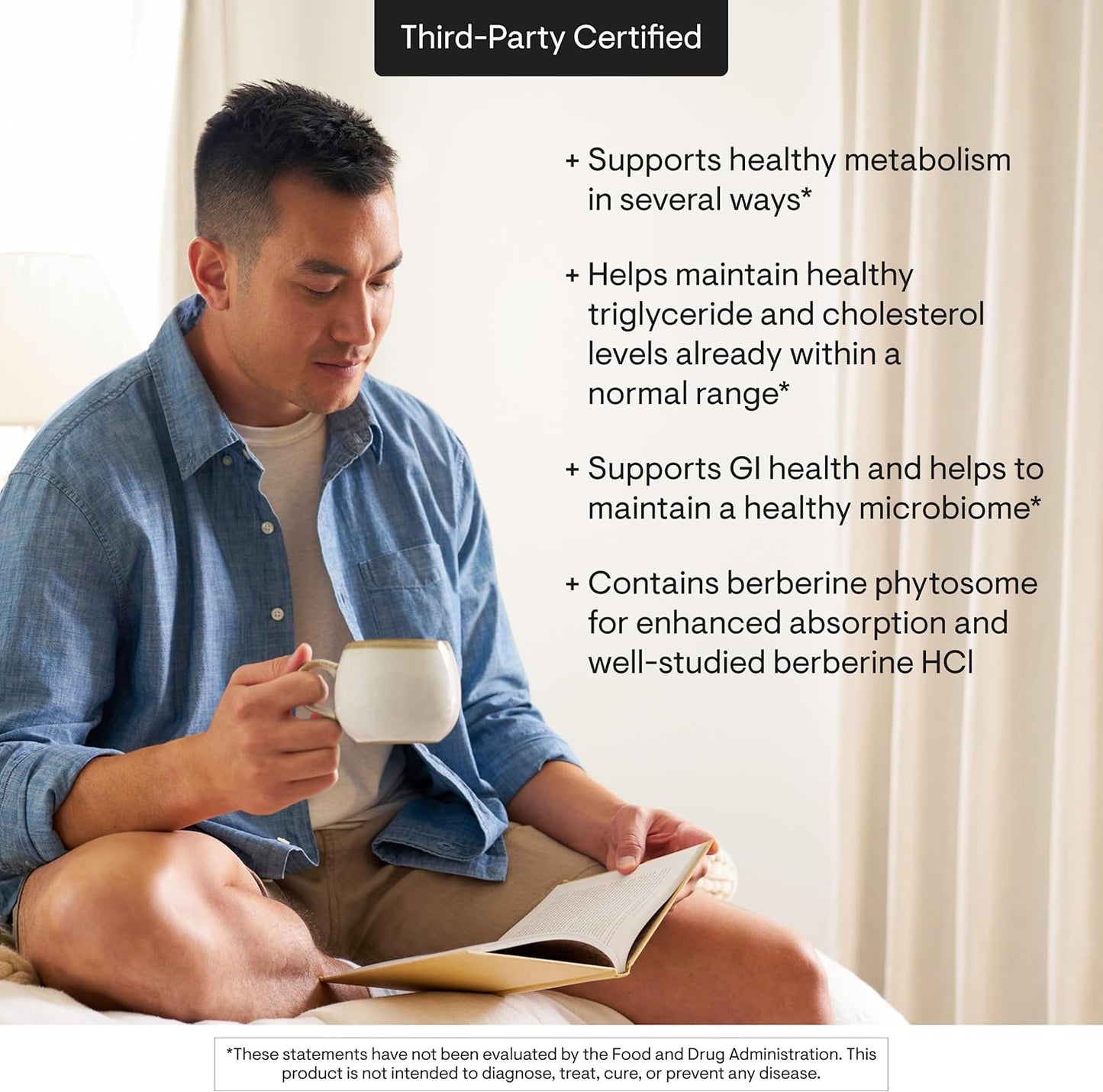 THORNE - Berberine - Dual Action Formula with Phytosome Plus Botanical Extract - Support Heart Health, Immune System, Healthy GI & Cholesterol* - Gluten-Free - 30 Servings