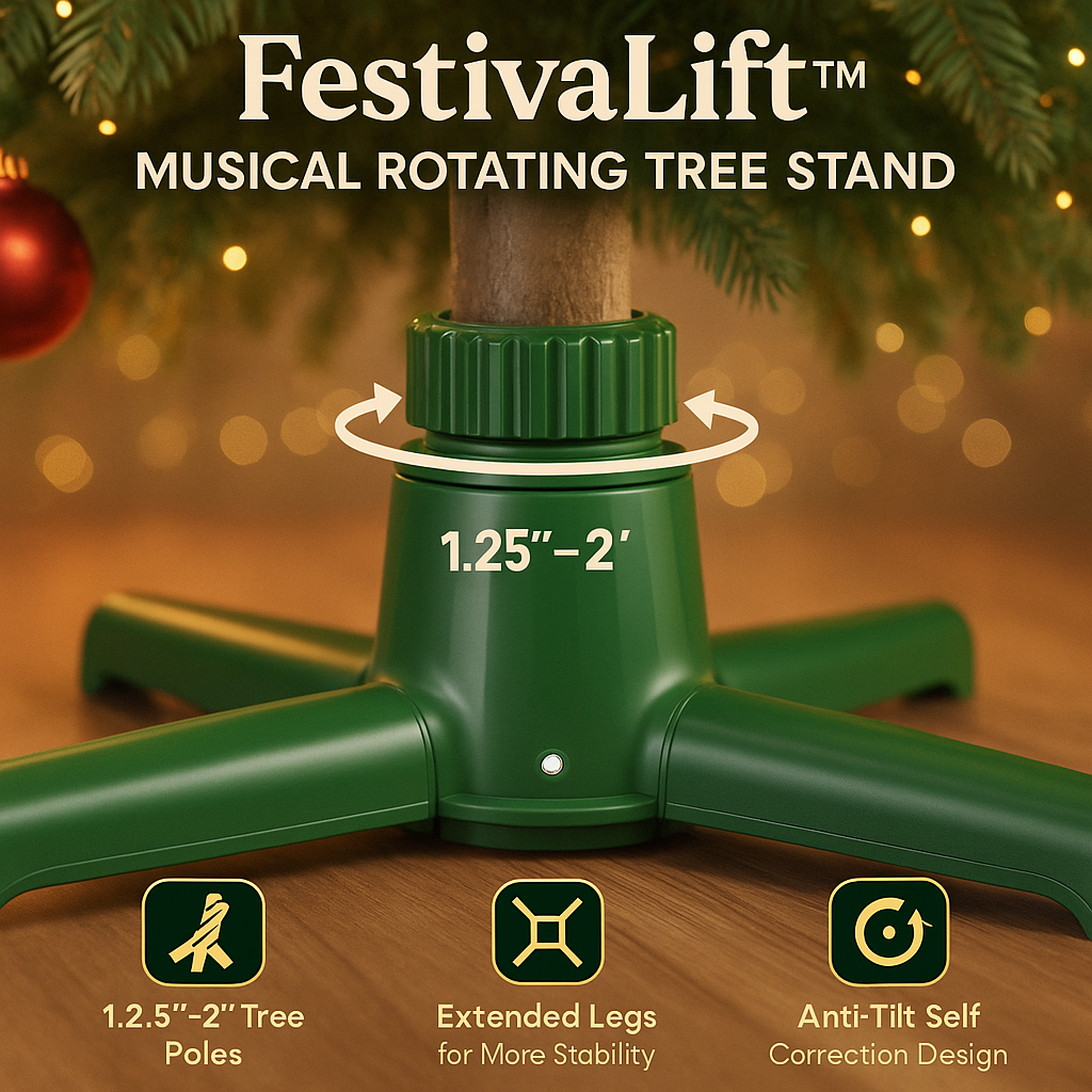FestiLift™ Magical Musical Christmas Tree Stand