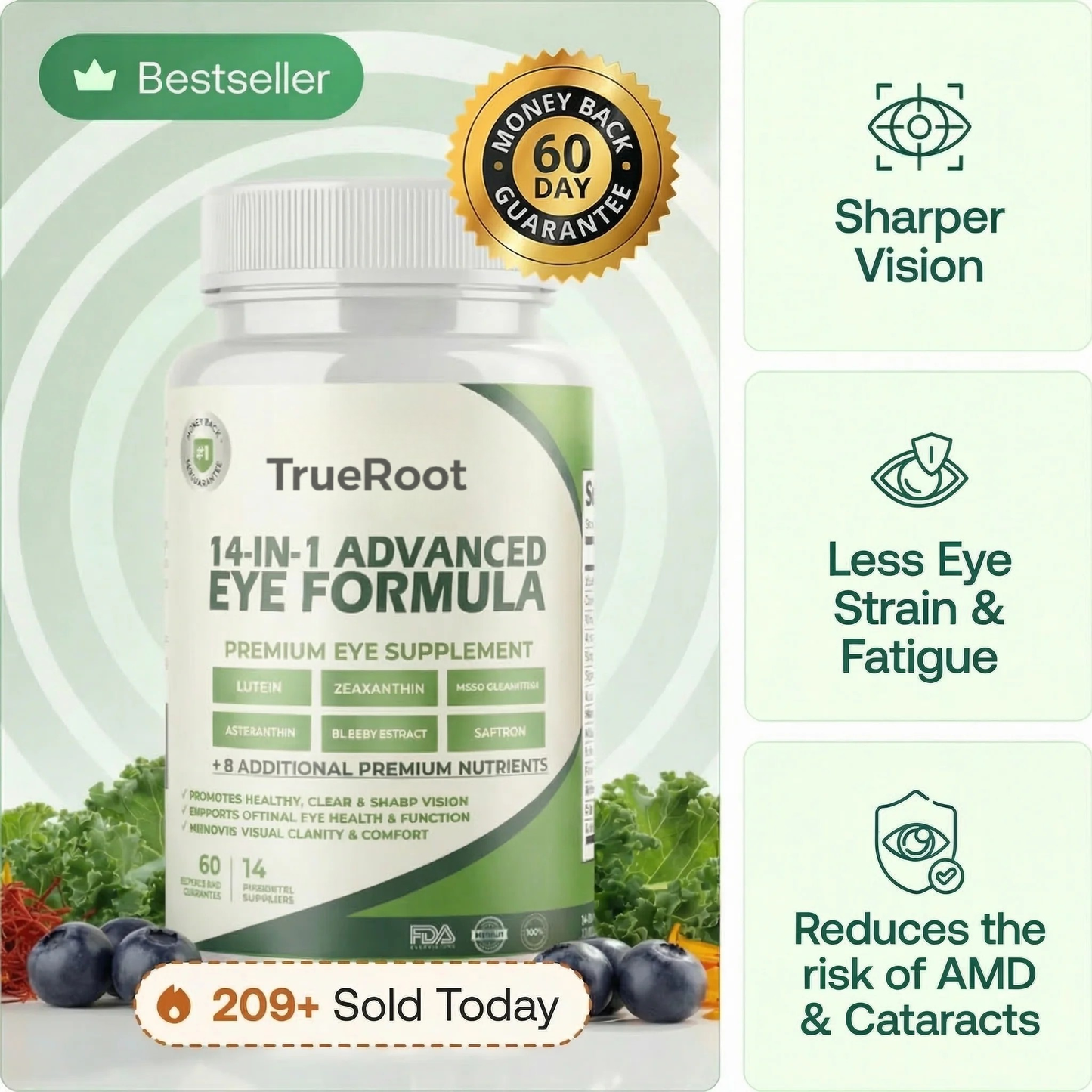 TrueRoot's Advanced 14-in-1 Eye Formula