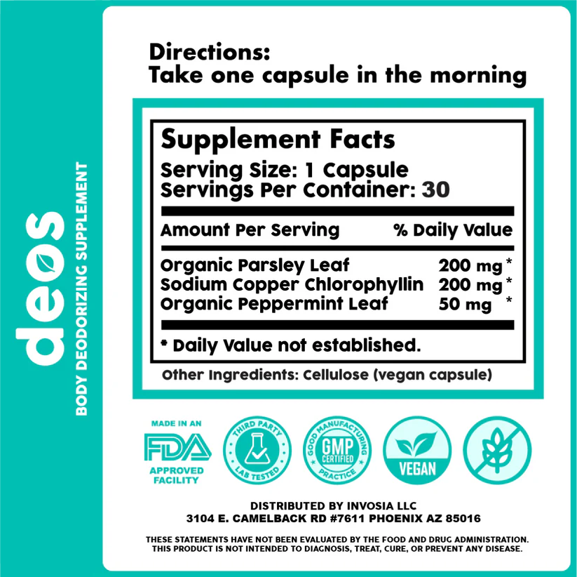 Whole Body Internal Deodorizer