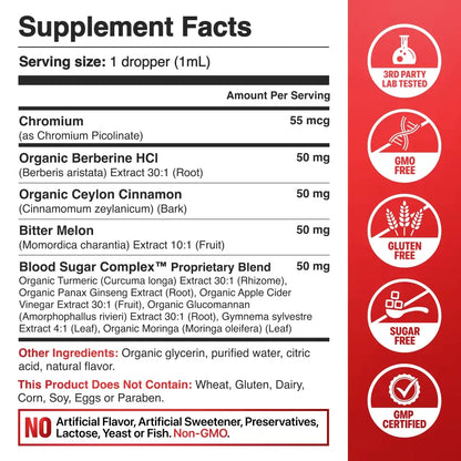Ultra-Pure Berberine Drops – Natural Blood Sugar Balance